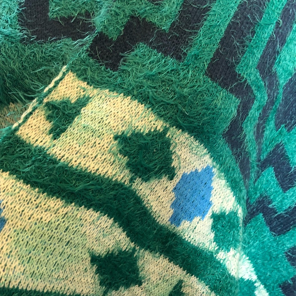 Free People☀️Diamond back kimono in green - Picture 3 of 11